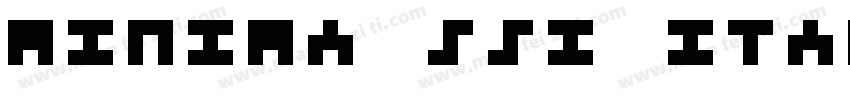 Minima SSi Italic字体转换
